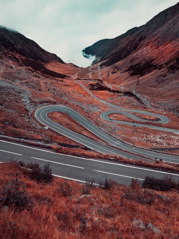 Romanian Mountain Road
