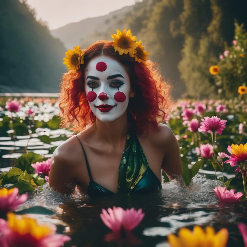 Clown In The Water