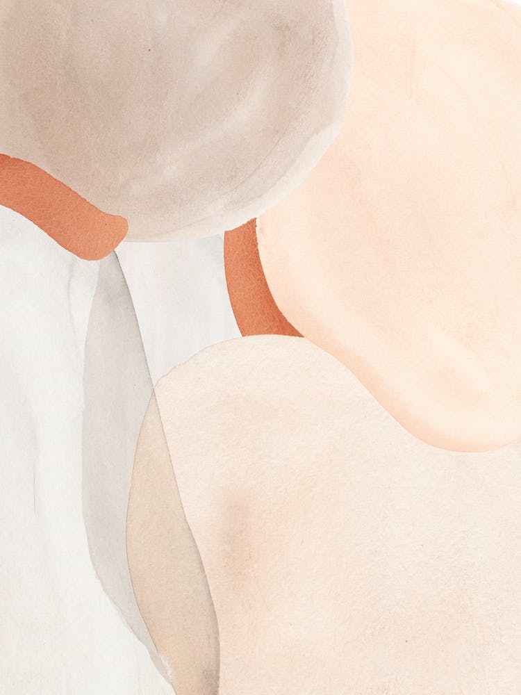 Pink Watercolor Shapes