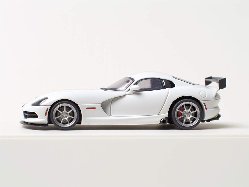 Toy Car Dodge Viper White