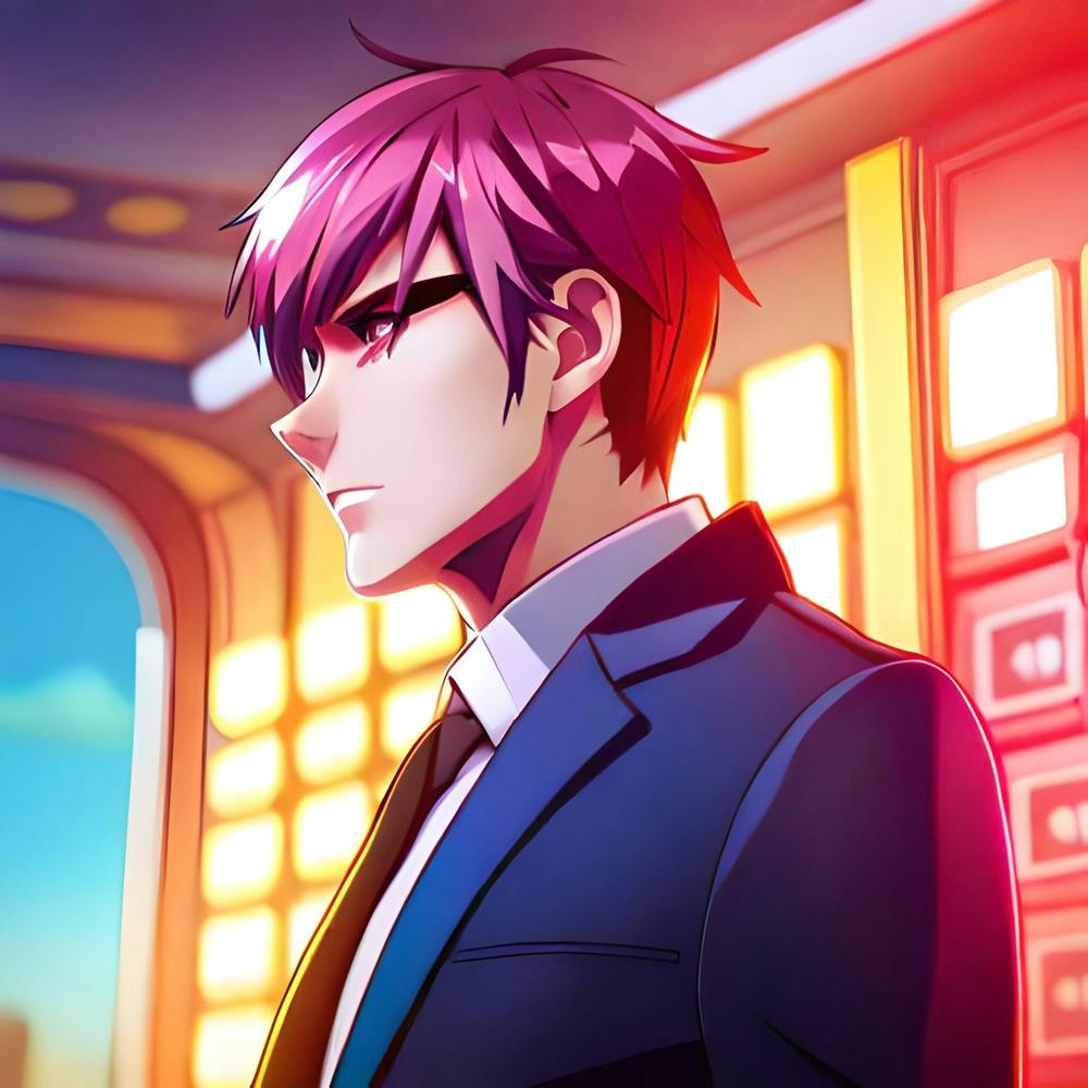 Anime Character With Pink Hair. Shinji Ikari, pink hair, arcade scene, stunning anime art, Artgerm masterpiece, 8K resolution, digital painting, captivating colors, video game, neon lights, retro aesthetic, detailed illustration, fanart, iconic character,