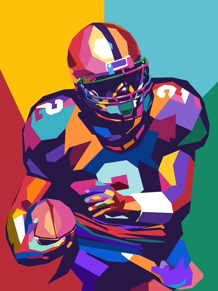 American Football Pop Art 22
