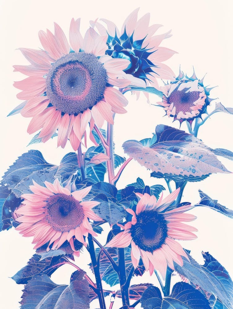 Pink Sunflowers