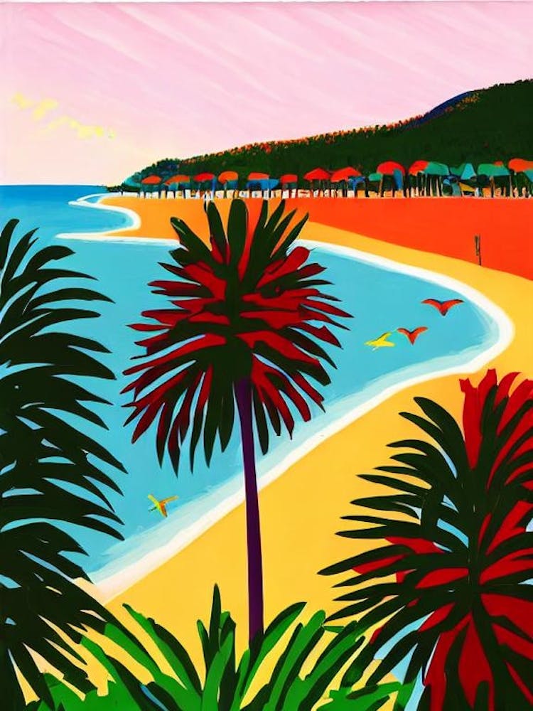 Palm Cove Beach, Australia Hockney Style