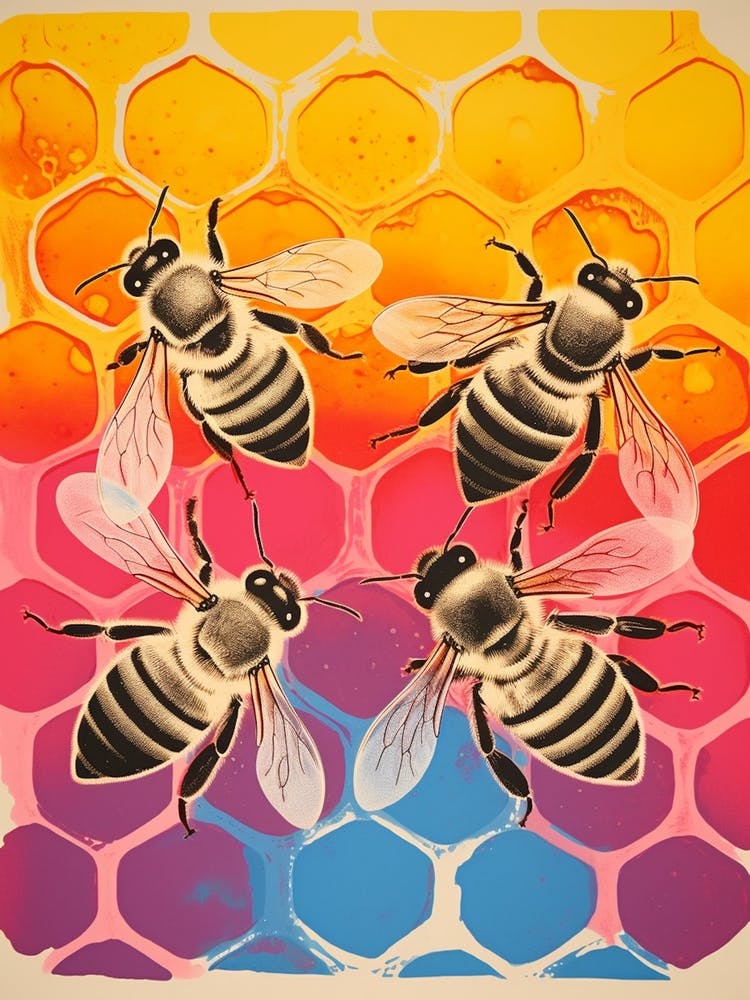 Honey Comb Colour Pop Bees 3
