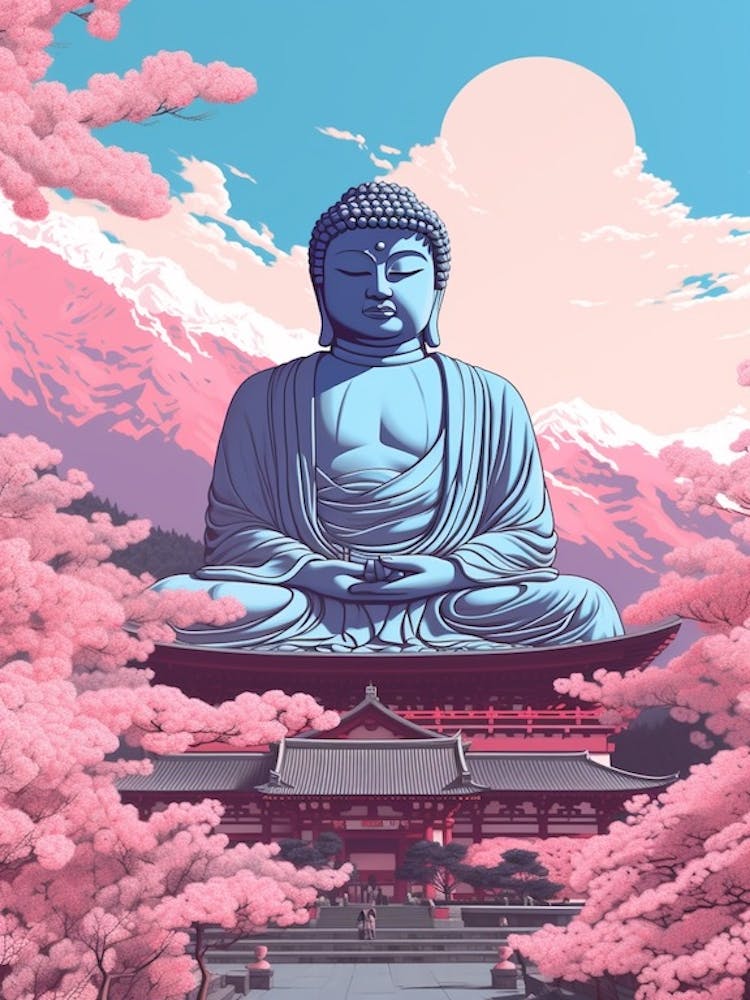 The Great Buddha Of Kamakura Japan