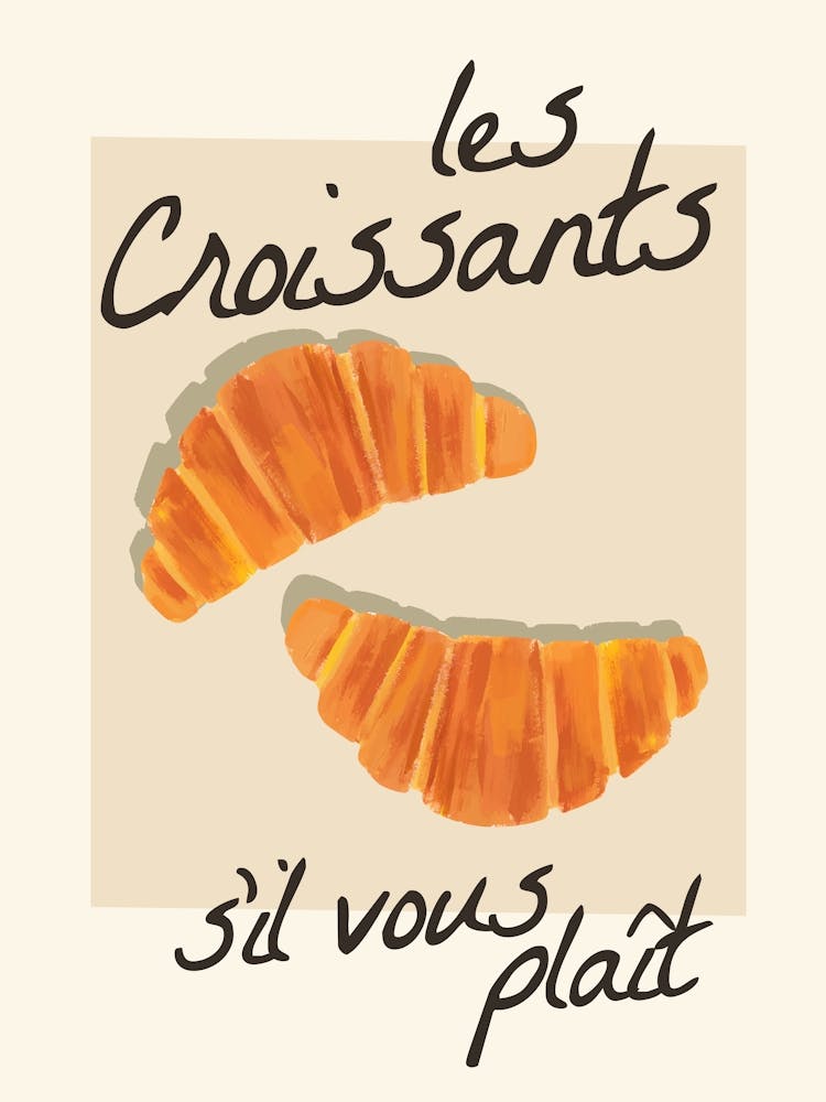 Les Croissants Druck