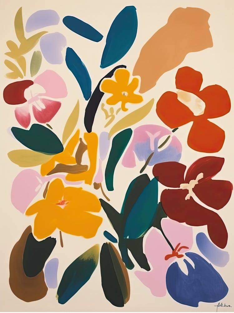 Orchids Flower Illustration 3