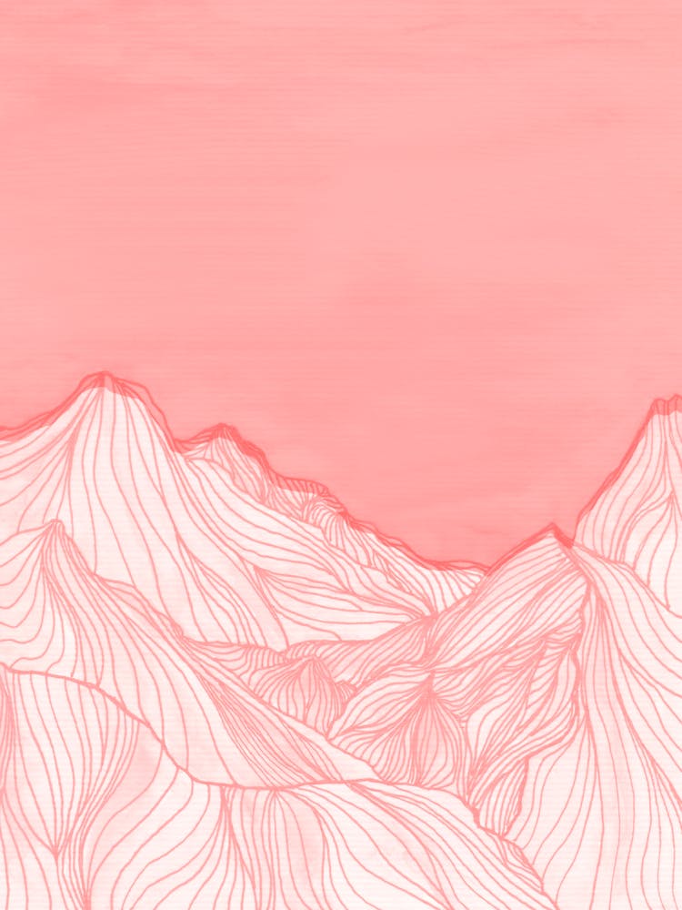 Lines In The Mountains   Pink