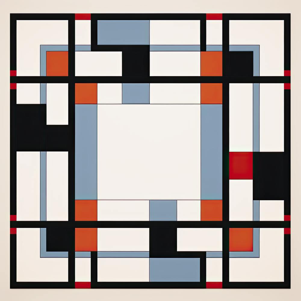 Abstract Retro Remix: Mid Century Geometric Vibes