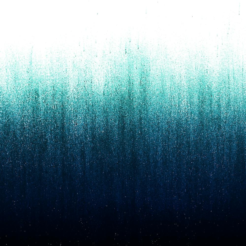 Teal Ombre Square
