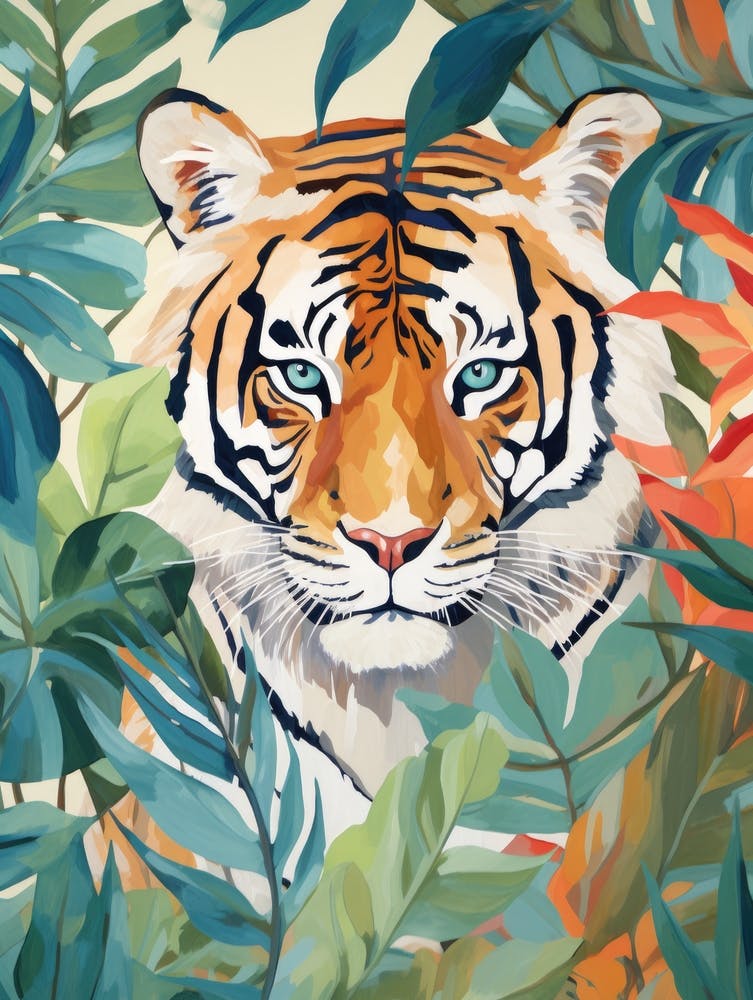 Tiger In The Jungle