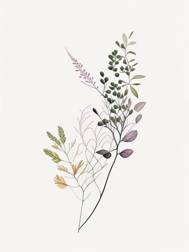 Thyme Leaf Abstract 6