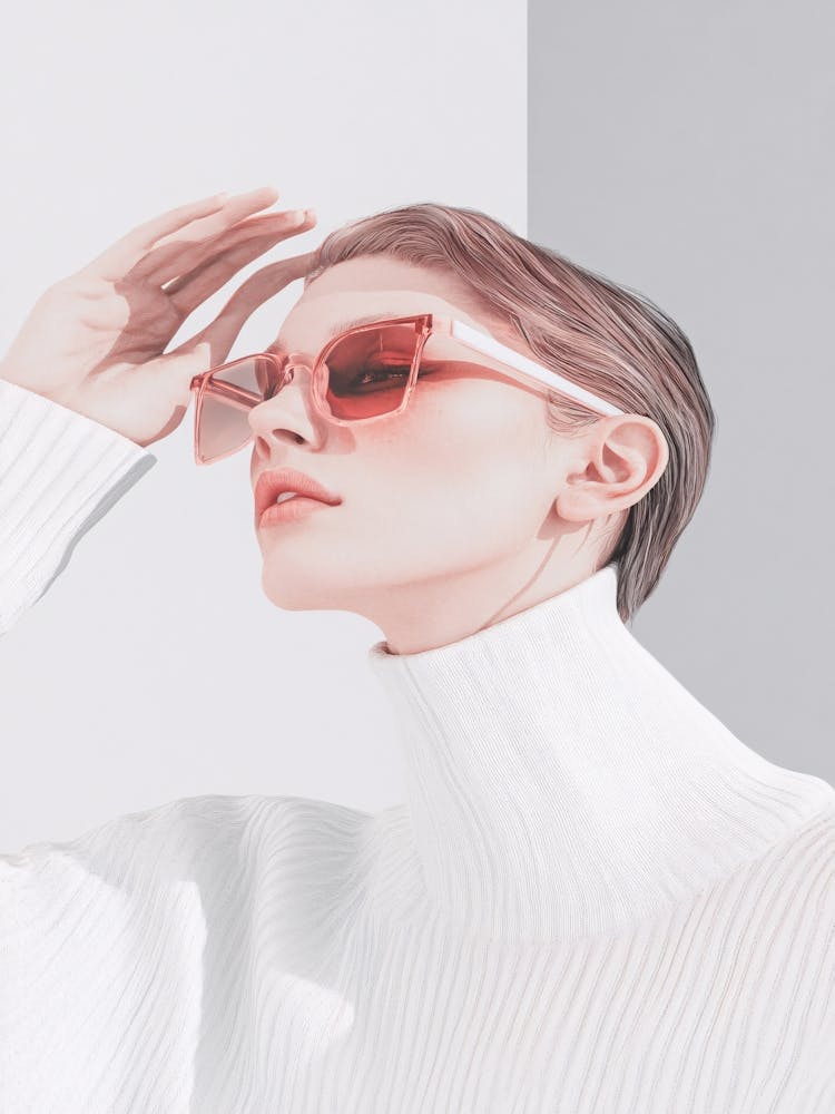 Porträt einer Frau mit Sonnenbrille 3