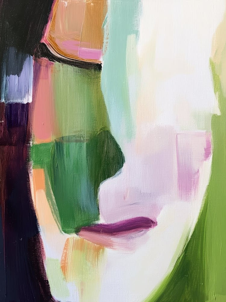 Abstract Of A Woman'S Face 42