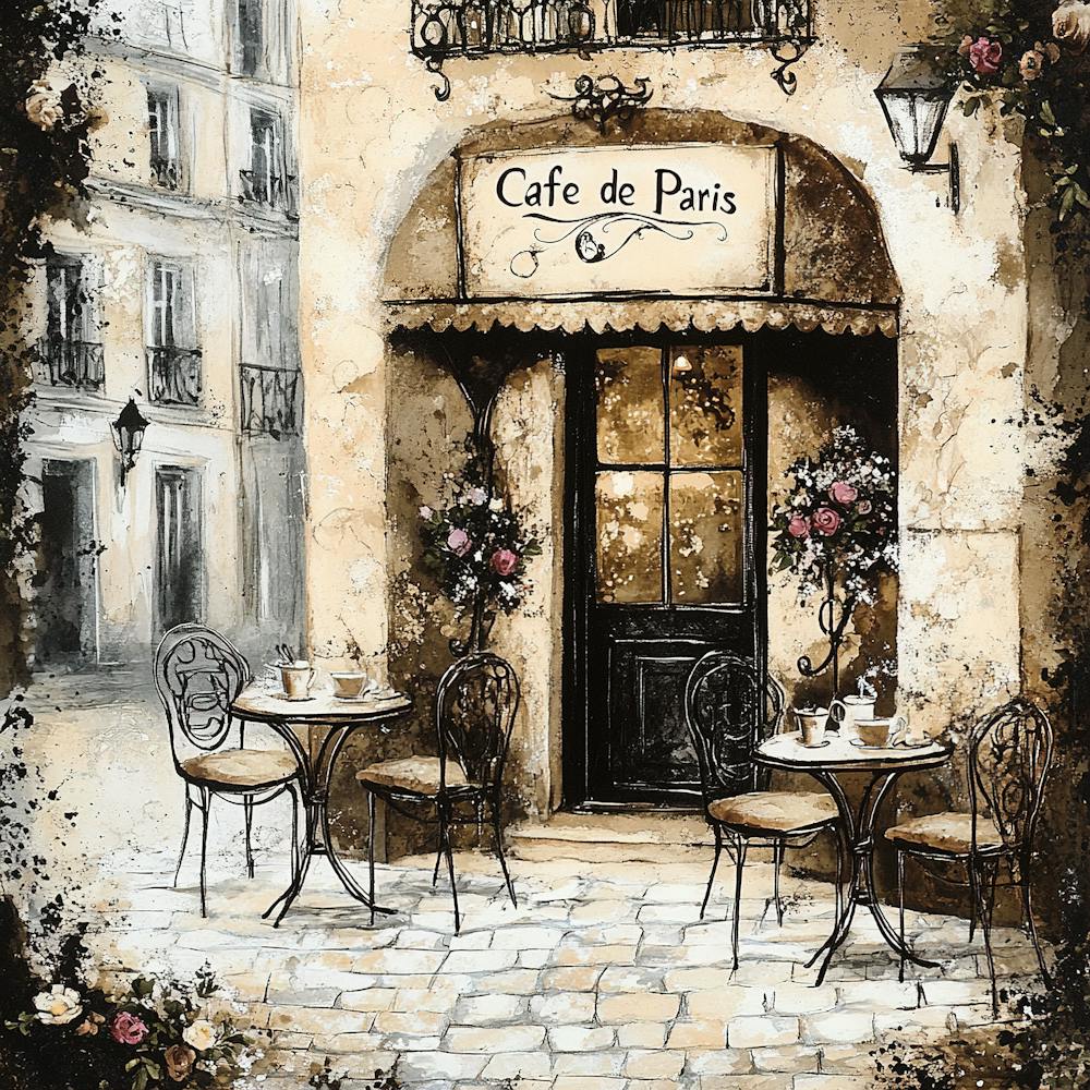 Cozy Parisian Café 3