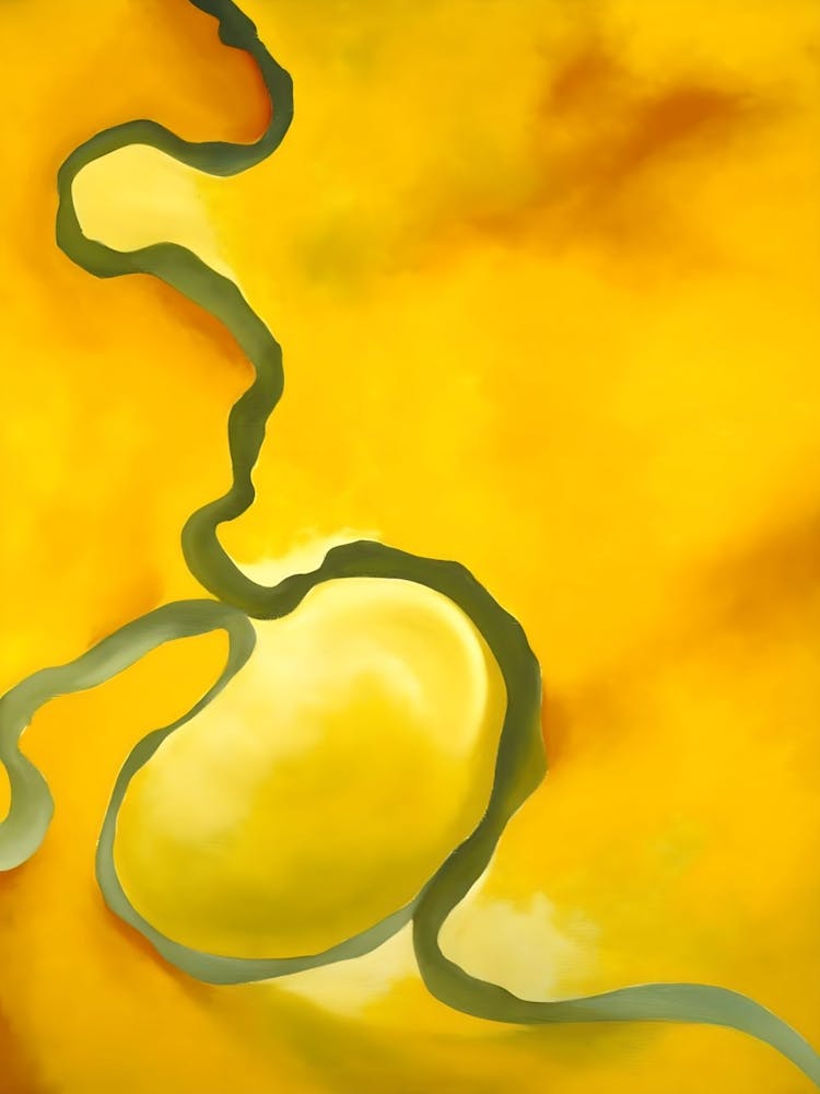 Georgia O'Keeffe - Green, Yellow and Orange