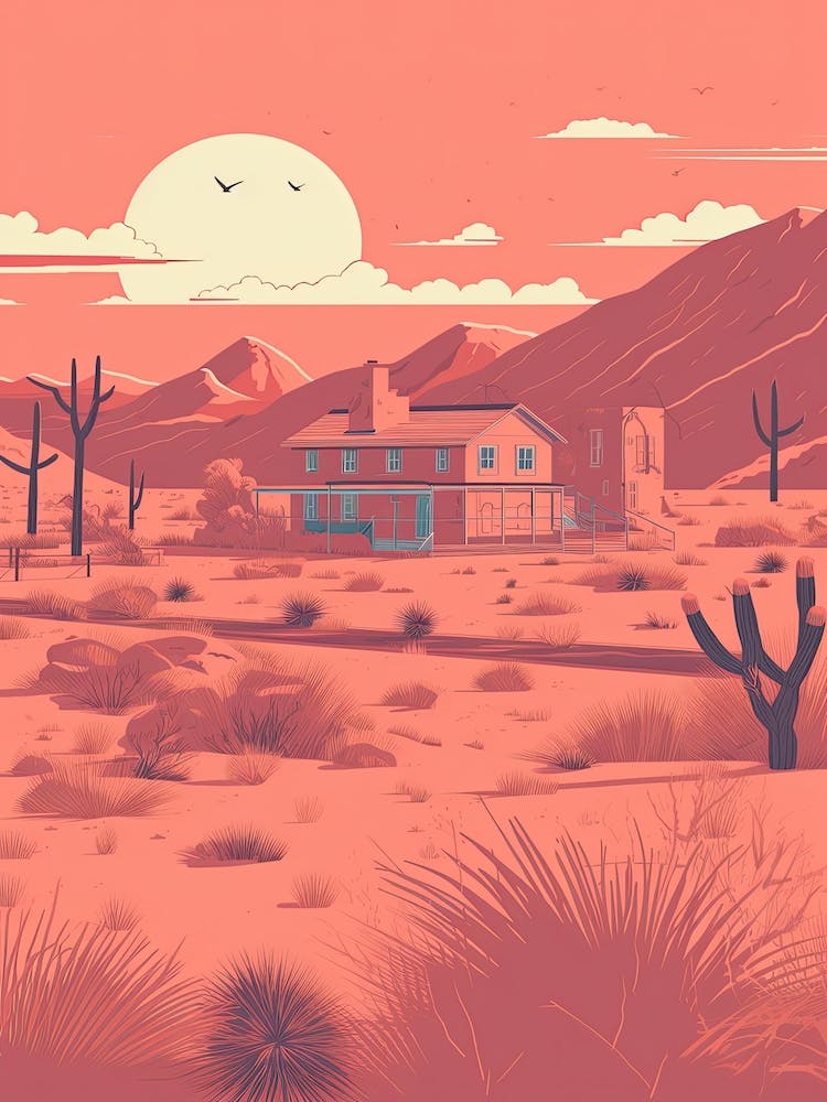 Phoenix United States Travel Illustration 3