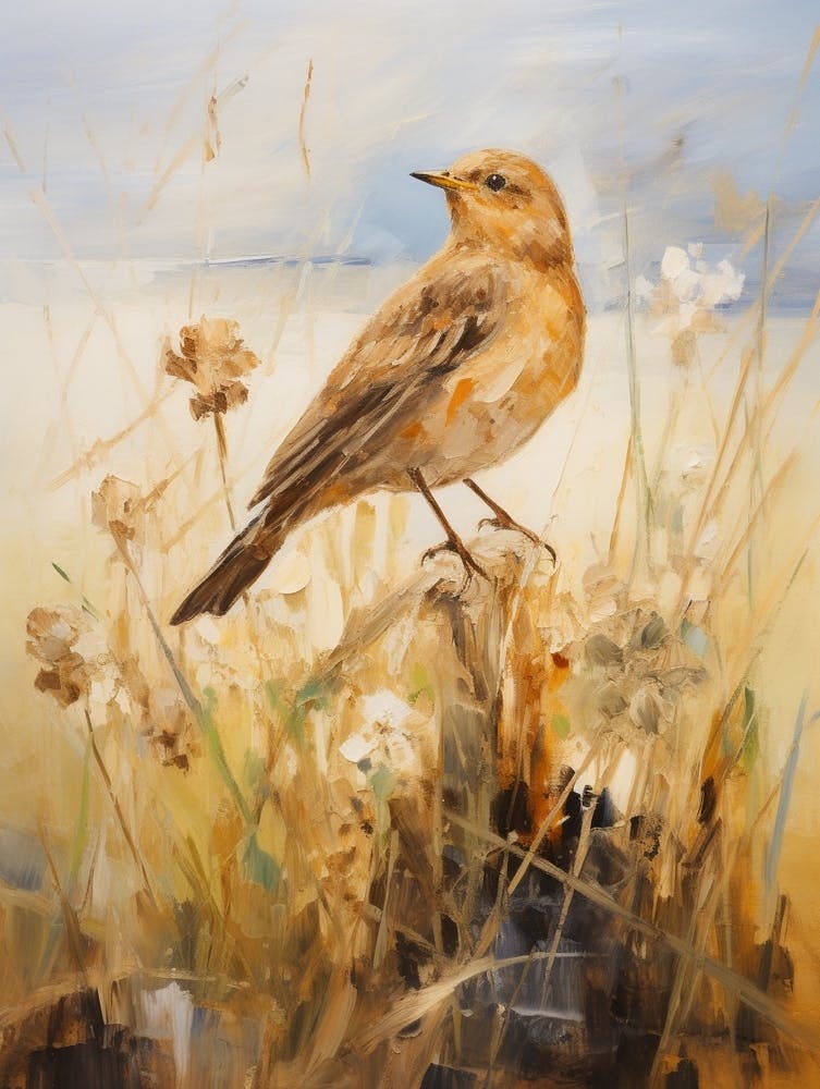 Bird Painting Blackbird 3