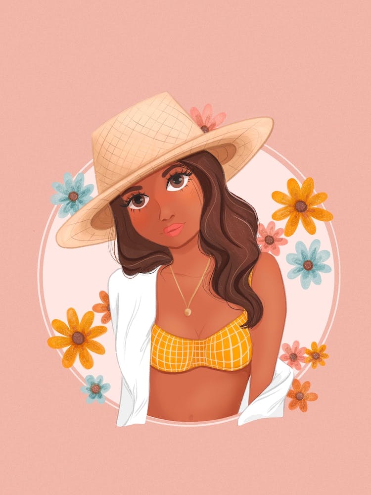 Sun Hat Girl
