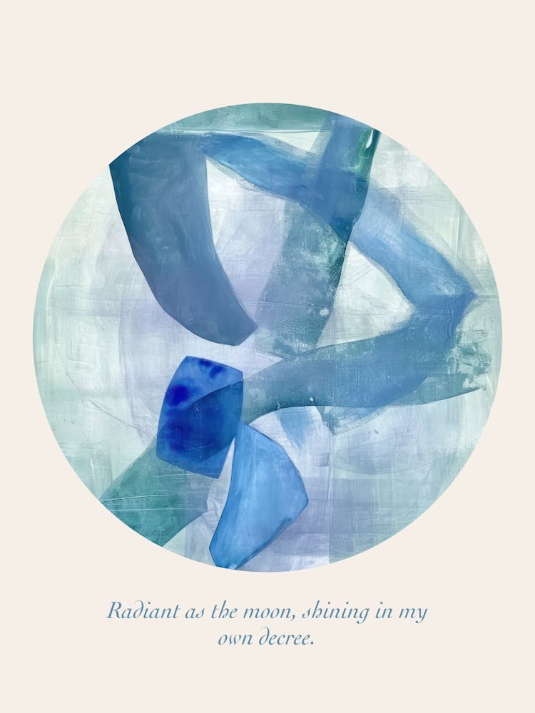 Affirmations Radiant As The Moon, Shining In My Own Decree