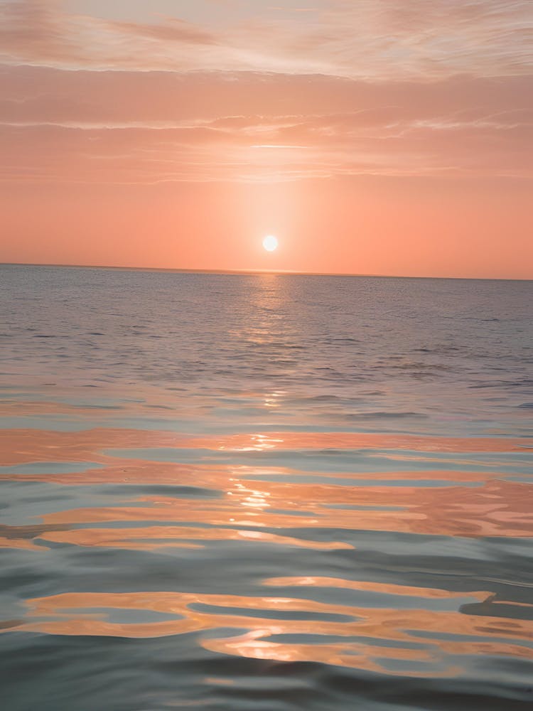 Sunset Over The Ocean 17