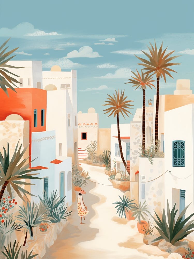 Djerba Tunisia 1 Illustration