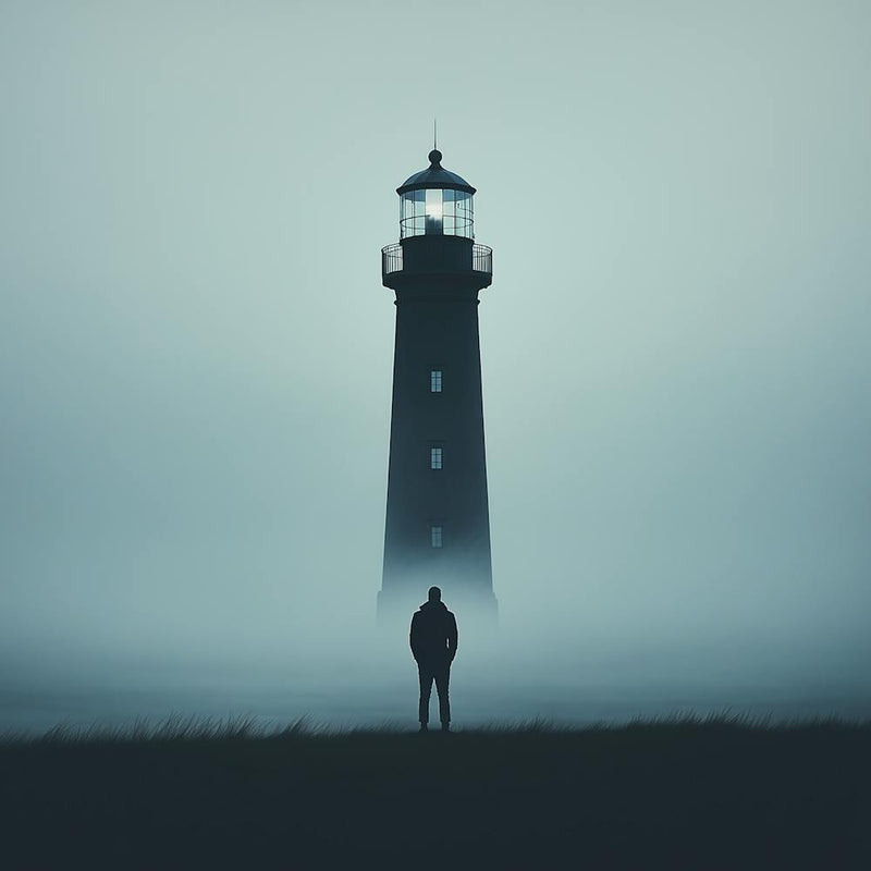 Lighthouse In The Fog