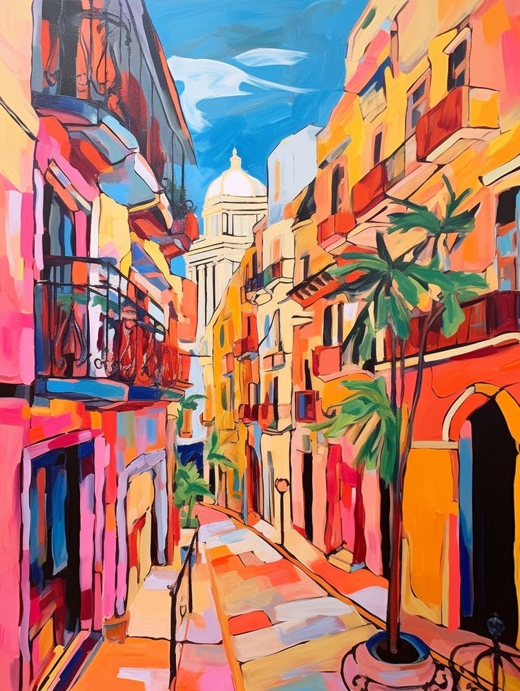 Valencia Spain 6 Fauvist Painting