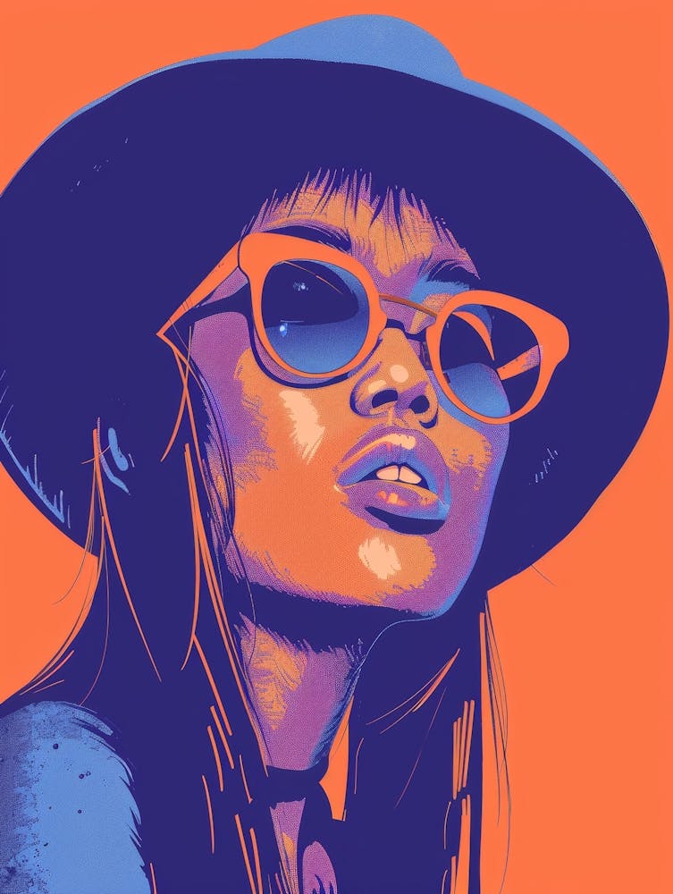 Portrait Of A Woman In Sunglasses 2