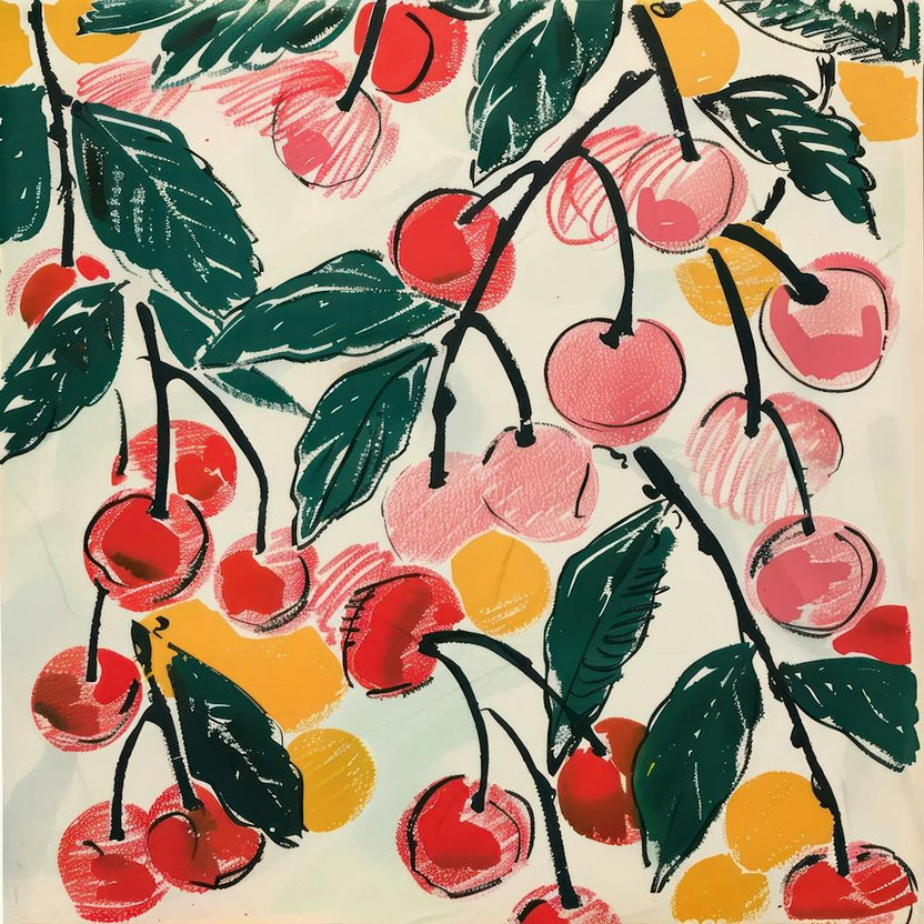 Cherries Matisse Style 8