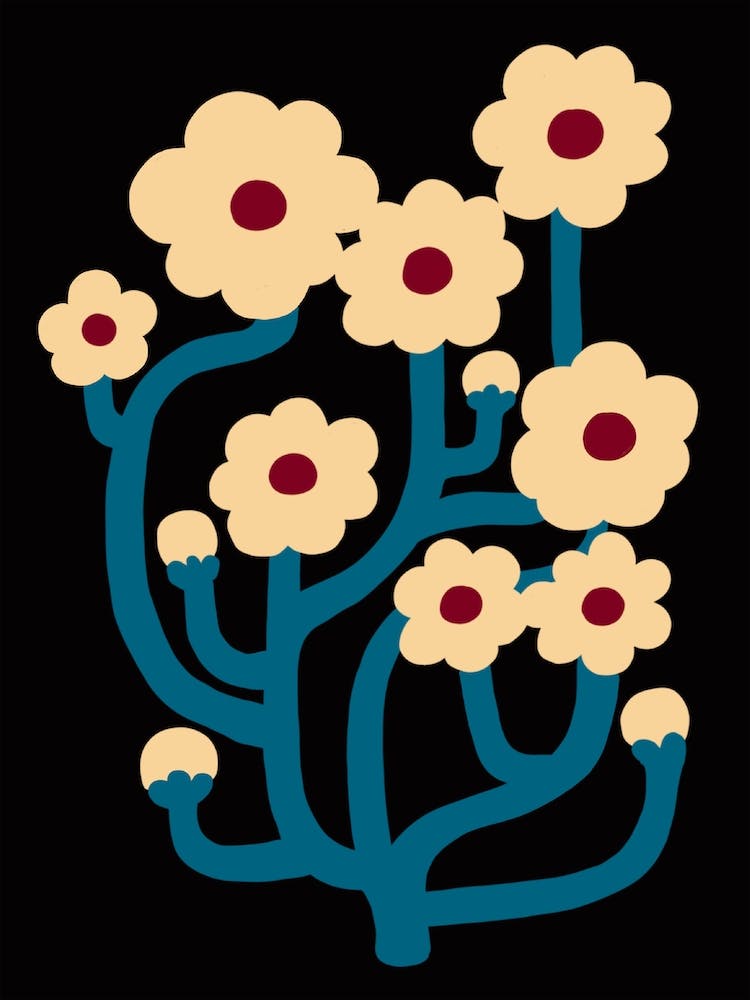 Little Retro Flowers