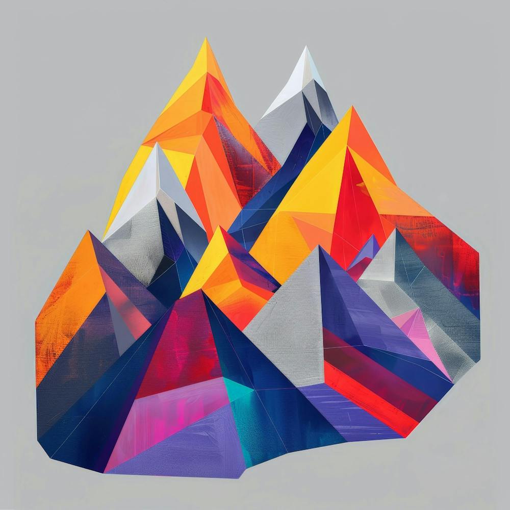 Abstract Mountains 7
