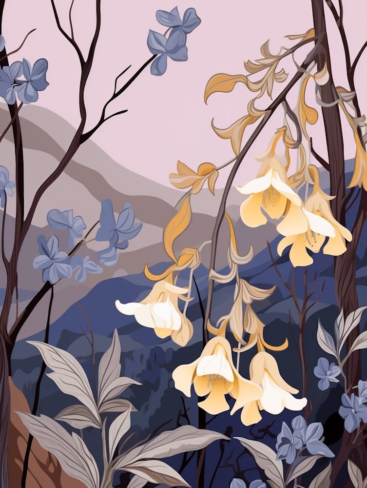 Peinture de Fleur de Jacinthe des Bois