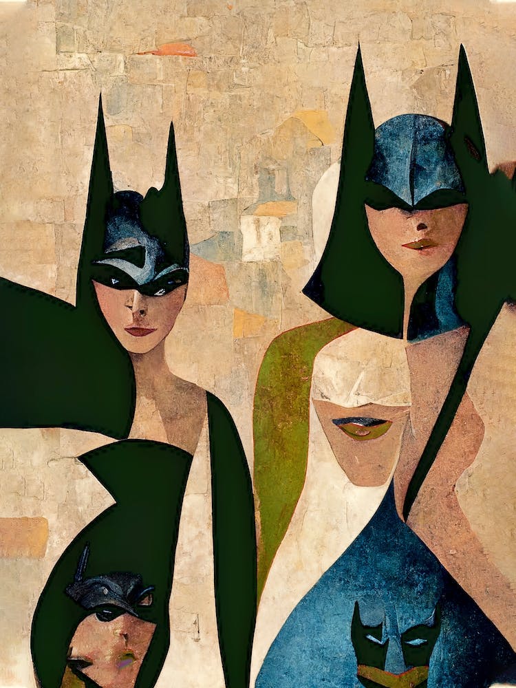 Cubistic Batgirls Picasso
