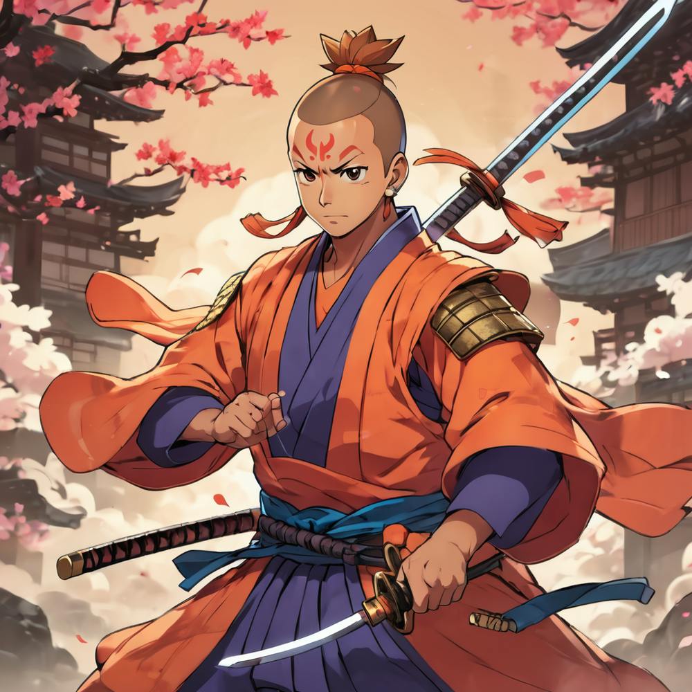 Yogi Adityanath as a Samurai 1
