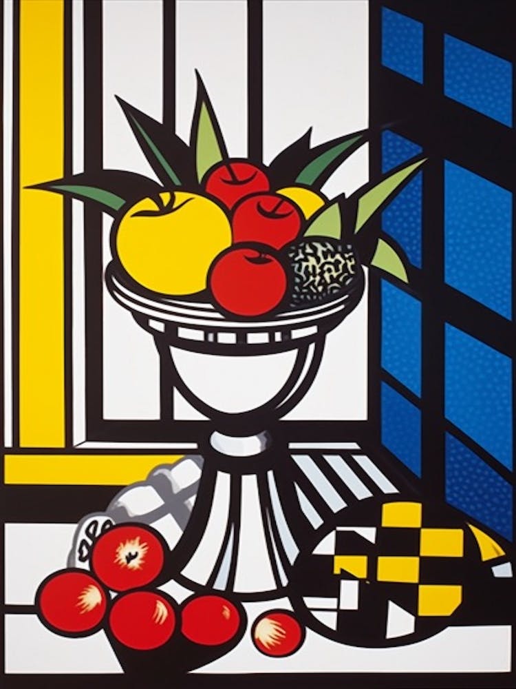 Bourvardia Flower Still Life  2 Pop Art Style