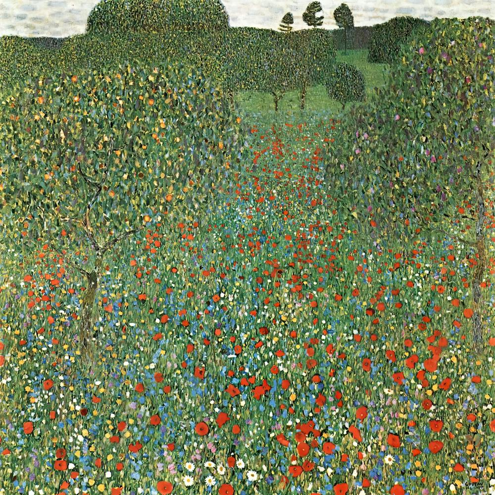 Mohnfeld (1907), Gustav Klimt
