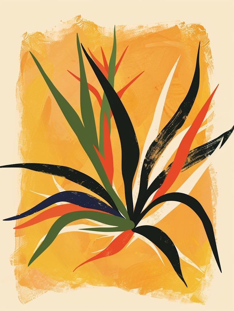Air Plant Plant Minimalist Illustration 6
