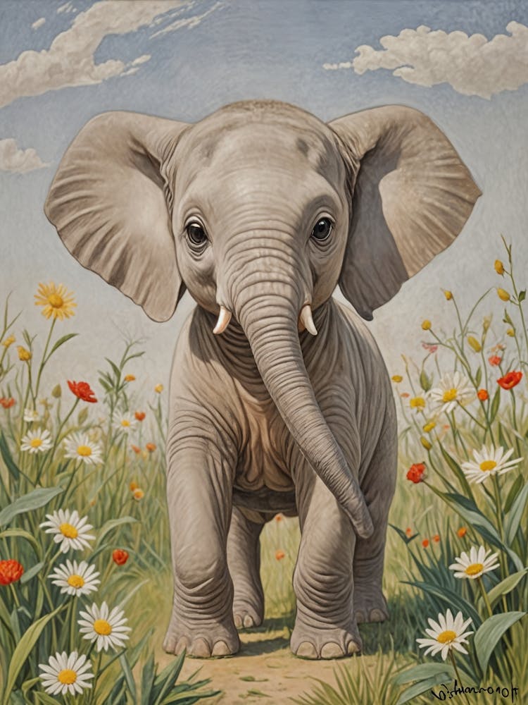 Elephant In The Meadow no2
