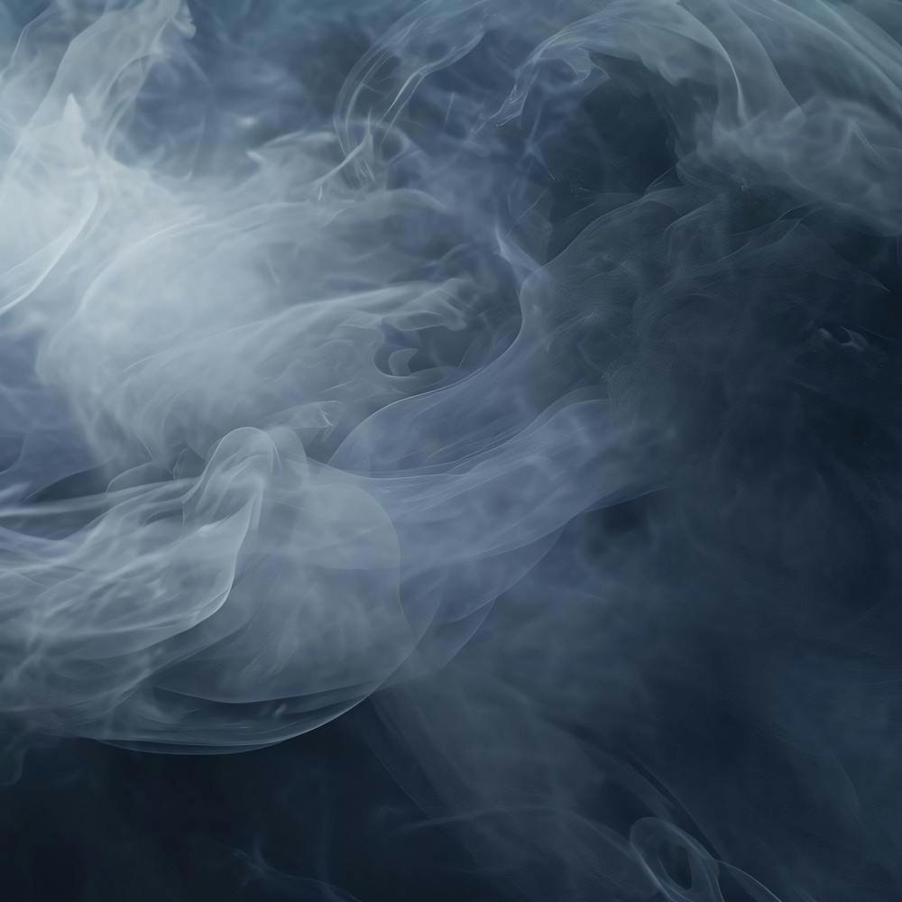 Smoke On A Black Background