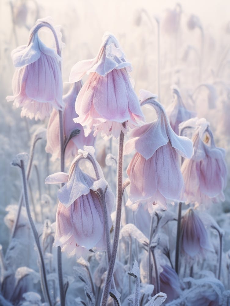 Frosty Botanical Canterbury Bells 3