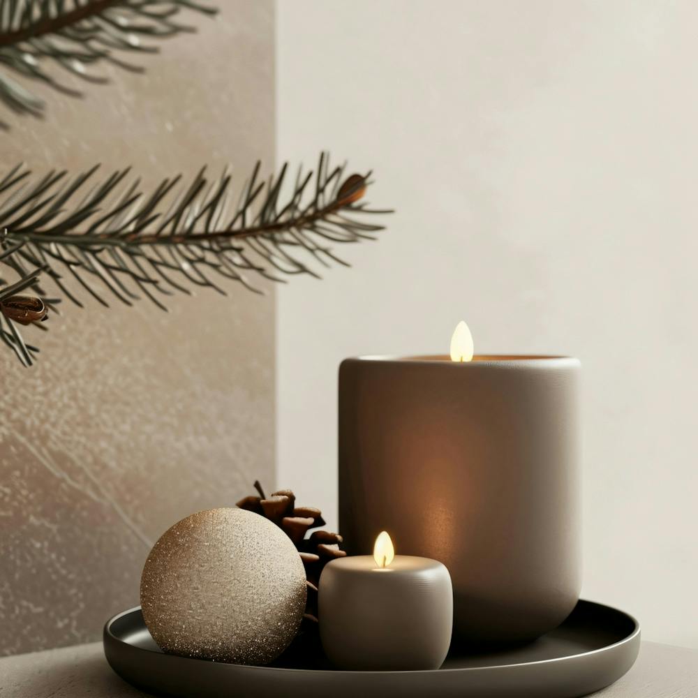 Christmas Candle 1
