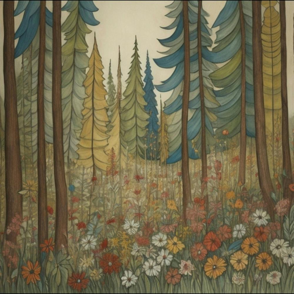 Forêt De Fleurs 1