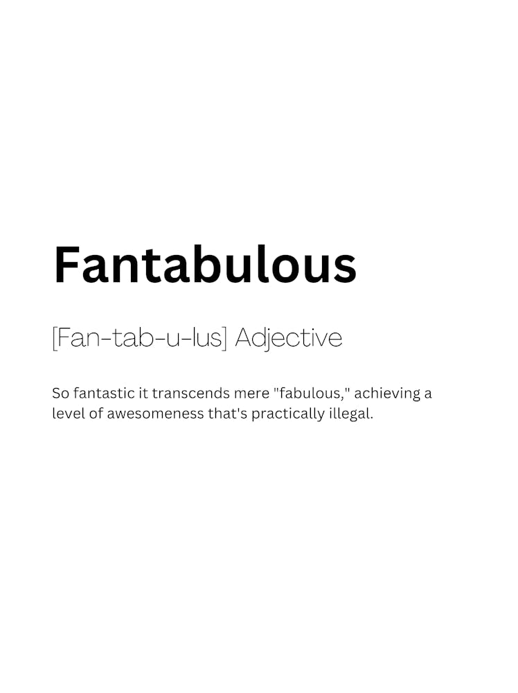 Fantabulous Definition Meaning