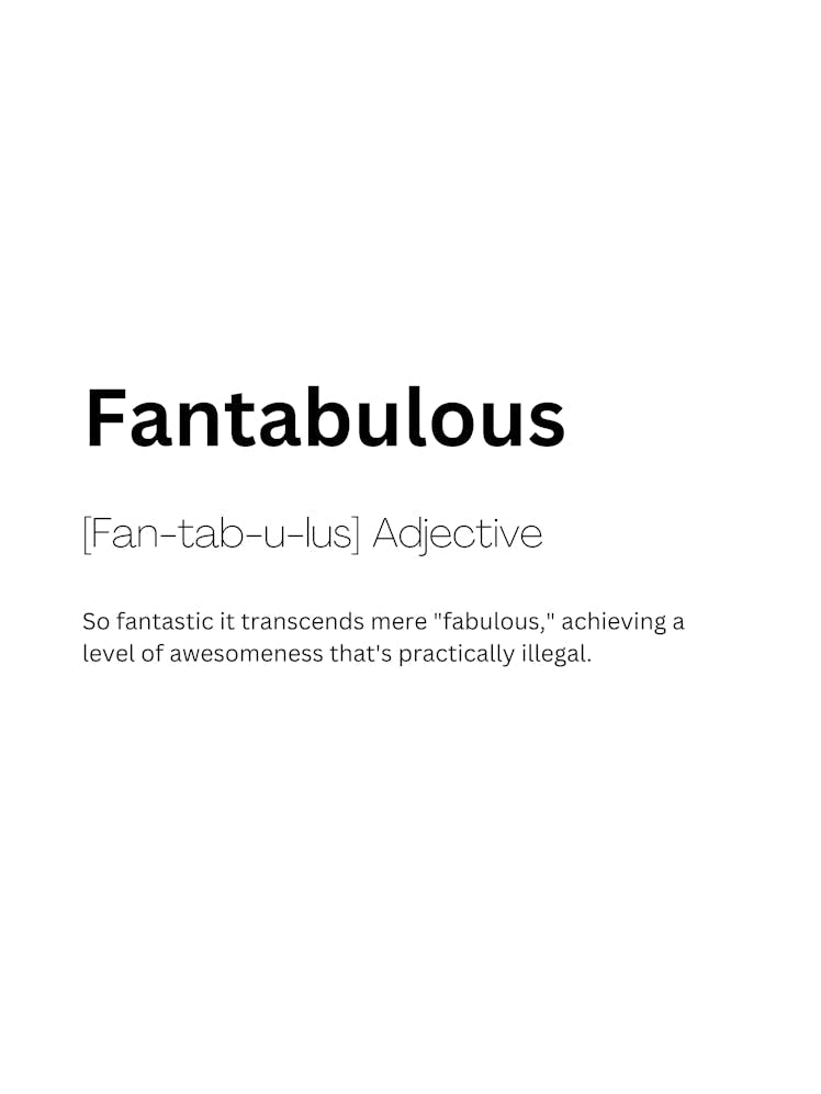 Fantabulous Definition Meaning