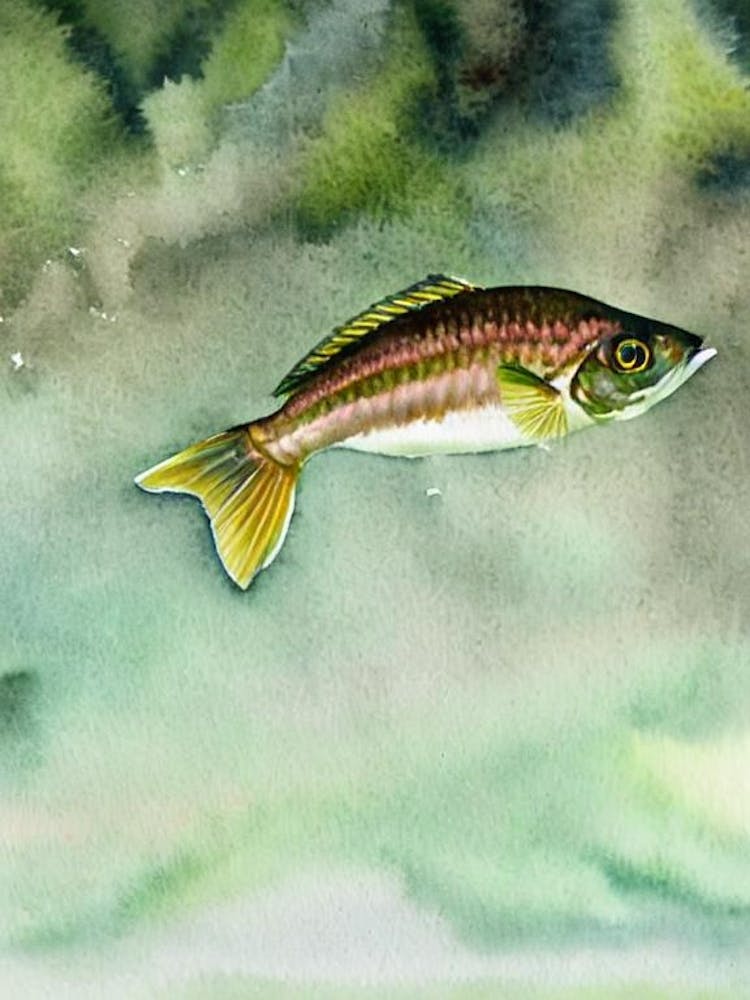 Sea Robin II Storybook Watercolour