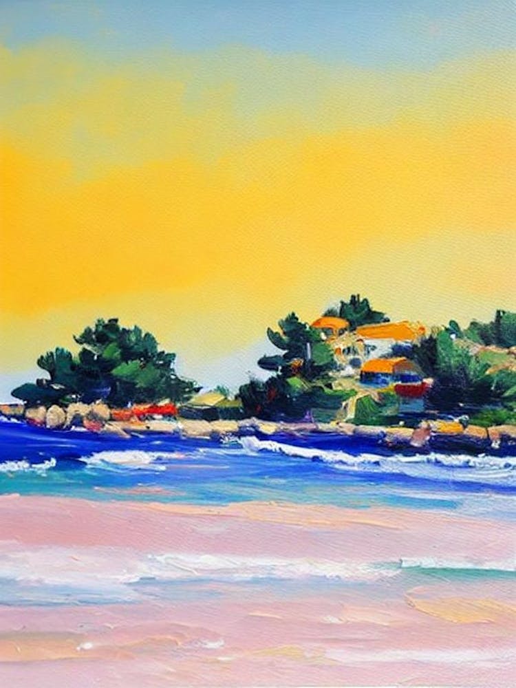 Cala Bassa Beach, Ibiza, Spain Bright Abstract