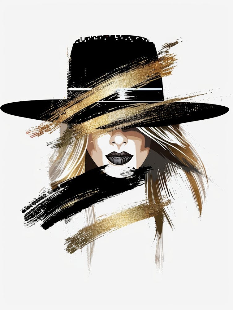 Woman In A Hat 56