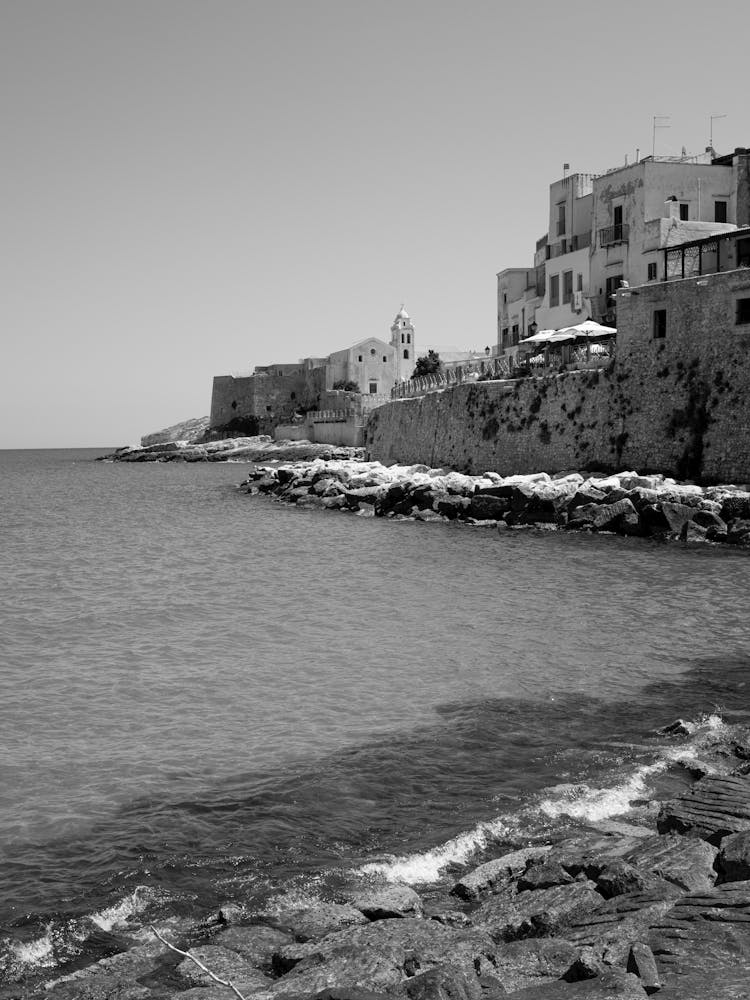 Vieste, Puglia | Italian Holidays | Black and White Photography